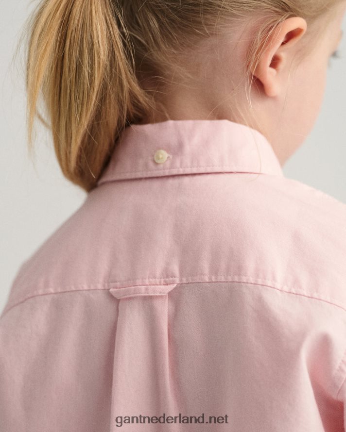 GANT jeugd preppy roze Oxford-overhemd uit het archief voor kinderen R48460834
