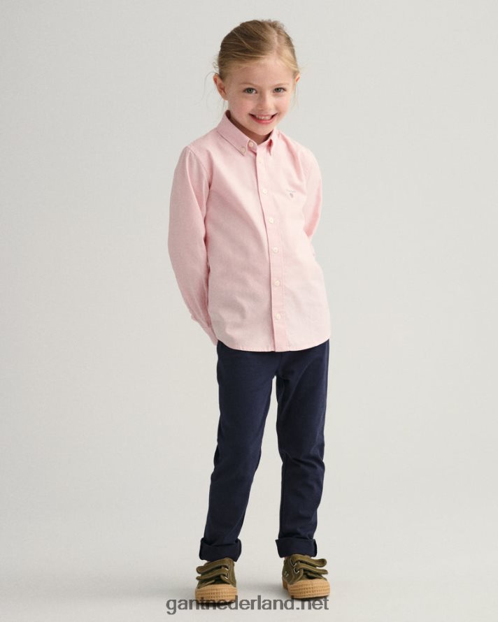 GANT jeugd preppy roze Oxford-overhemd uit het archief voor kinderen R48460834