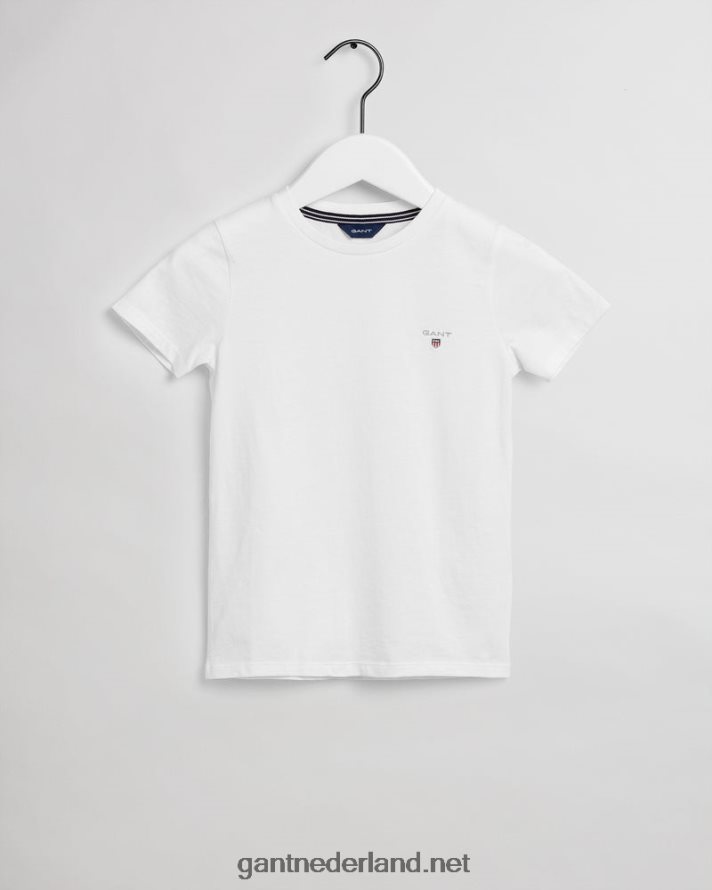 GANT jeugd wit origineel t-shirt voor kinderen R48460818