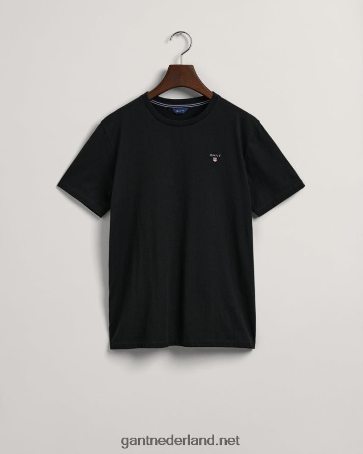GANT jeugd zwart tieners originele t-shirt R48460817