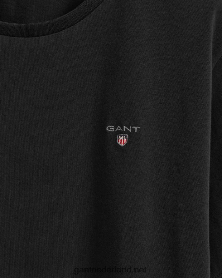 GANT jeugd zwart tieners originele t-shirt R48460817