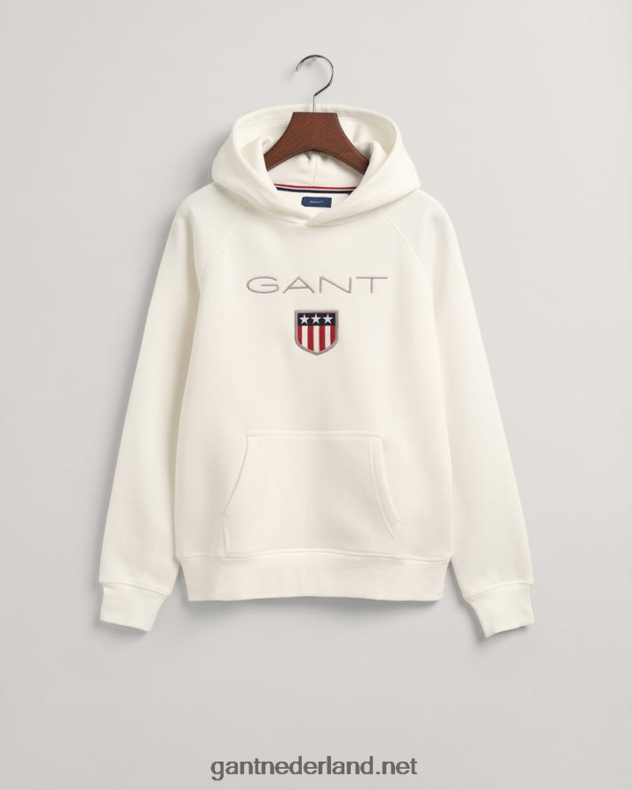 GANT jeugd eierschaal schild hoodie voor tieners R48460857