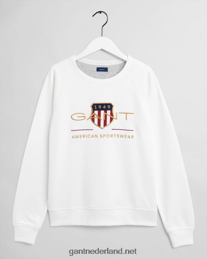 GANT jeugd eierschaal tieners archive shield sweatshirt met ronde hals R48460844