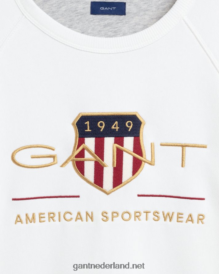 GANT jeugd eierschaal tieners archive shield sweatshirt met ronde hals R48460844