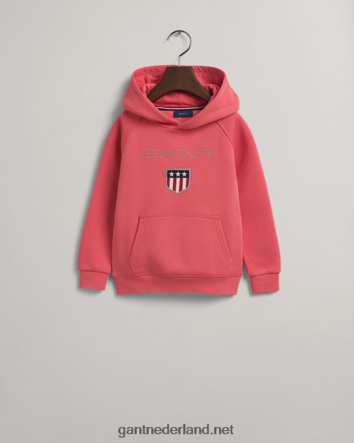 GANT jeugd vervoering steeg hoodie met schild voor kinderen R48460852