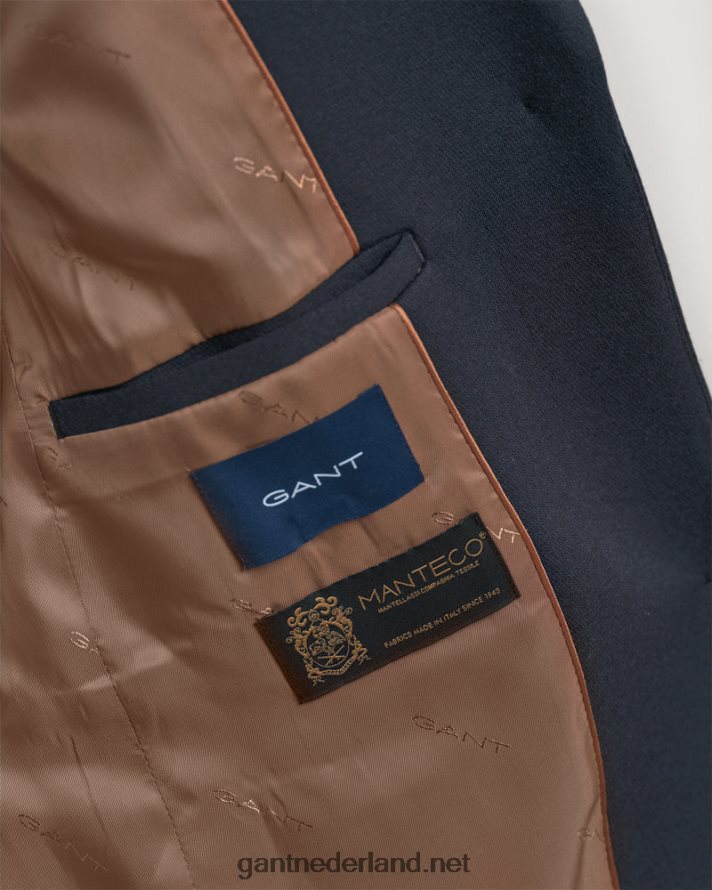 GANT vrouwen avond blauw jersey blazer R48460757