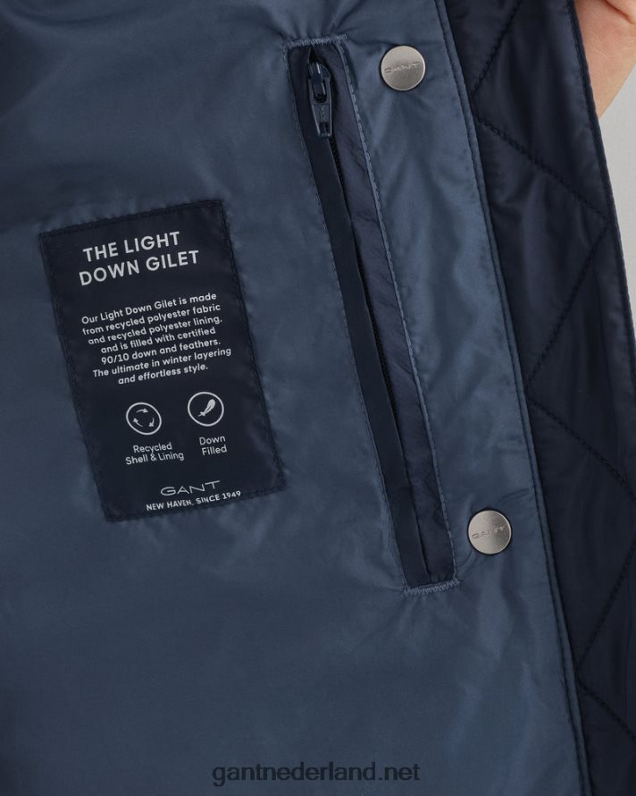 GANT vrouwen avond blauw lichte bodywarmer R48460759