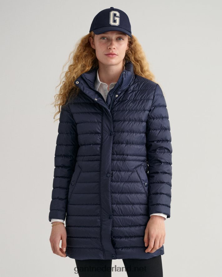 GANT vrouwen avond blauw lichte donsjas R48460762