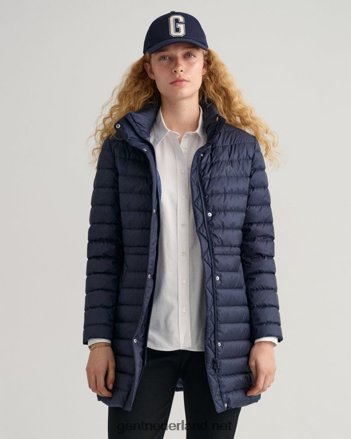GANT vrouwen avond blauw lichte donsjas R48460762