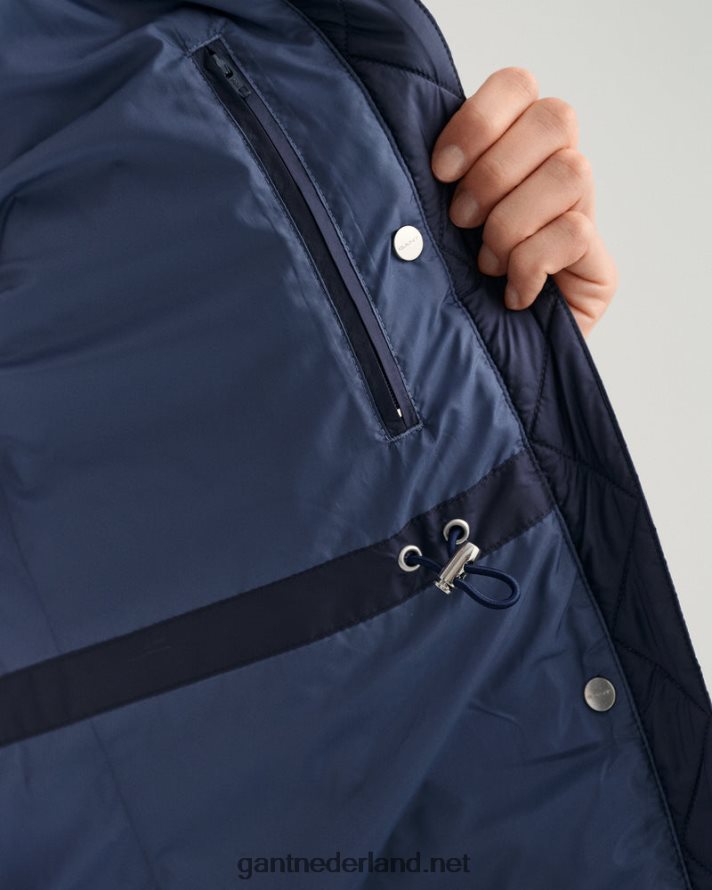 GANT vrouwen avond blauw lichte donsjas R48460762