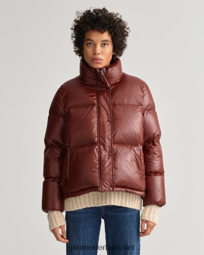 GANT vrouwen cacaoboon kort donsjack R48460749
