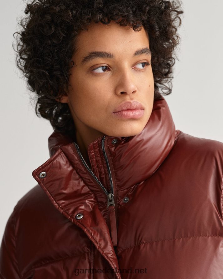 GANT vrouwen cacaoboon kort donsjack R48460749