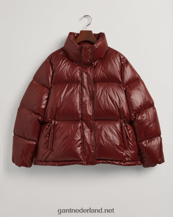 GANT vrouwen cacaoboon kort donsjack R48460749