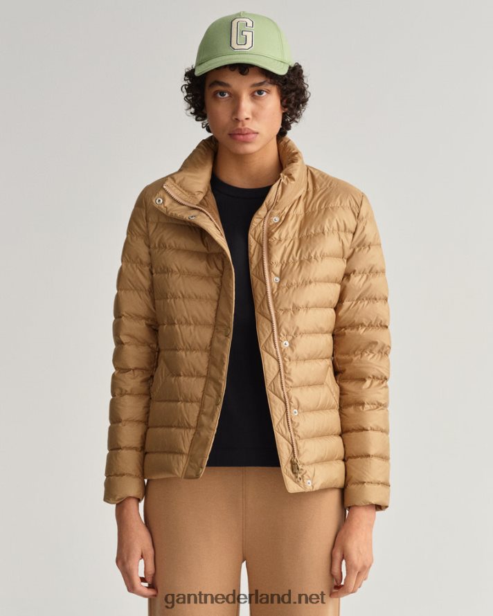 GANT vrouwen warme kaki licht donsjack R48460760