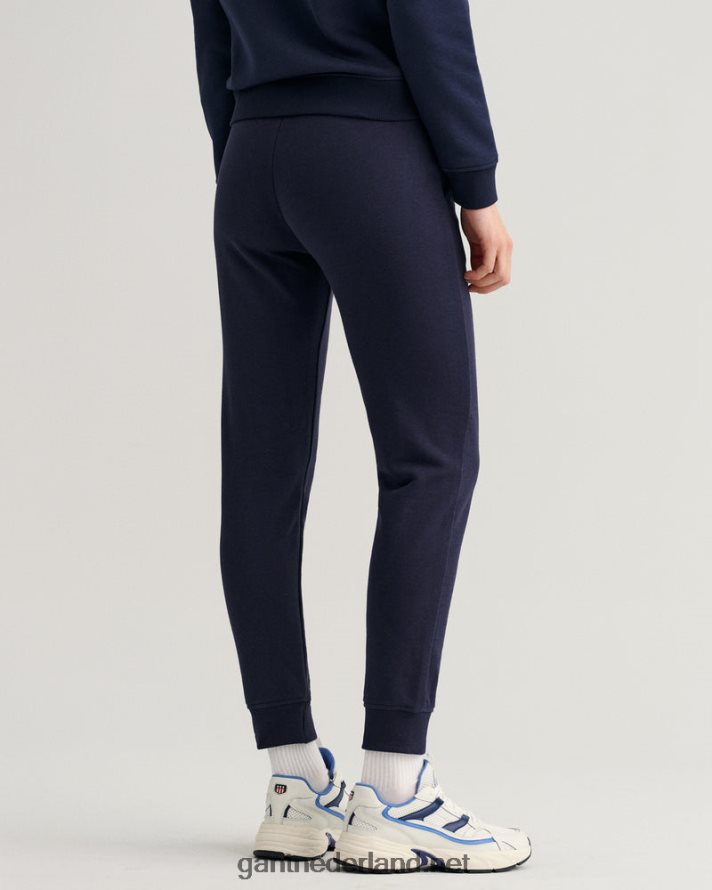 GANT vrouwen avond blauw joggingbroek met logo R48460734