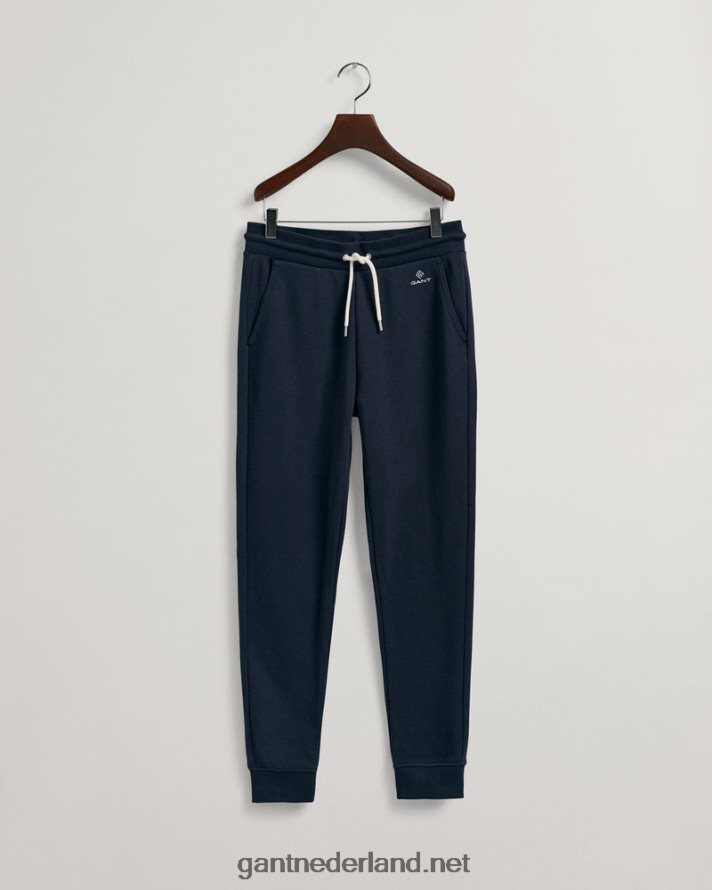 GANT vrouwen avond blauw joggingbroek met logo R48460734