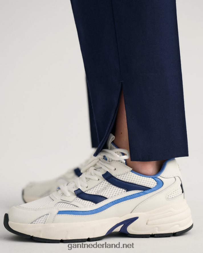 GANT vrouwen avond blauw taps toelopende broek R48460744