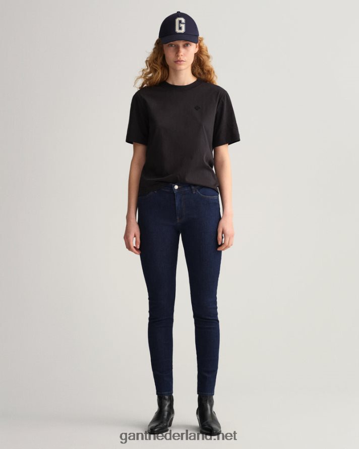 GANT vrouwen donkerblauw nella skinny indigo reisjeans R48460747