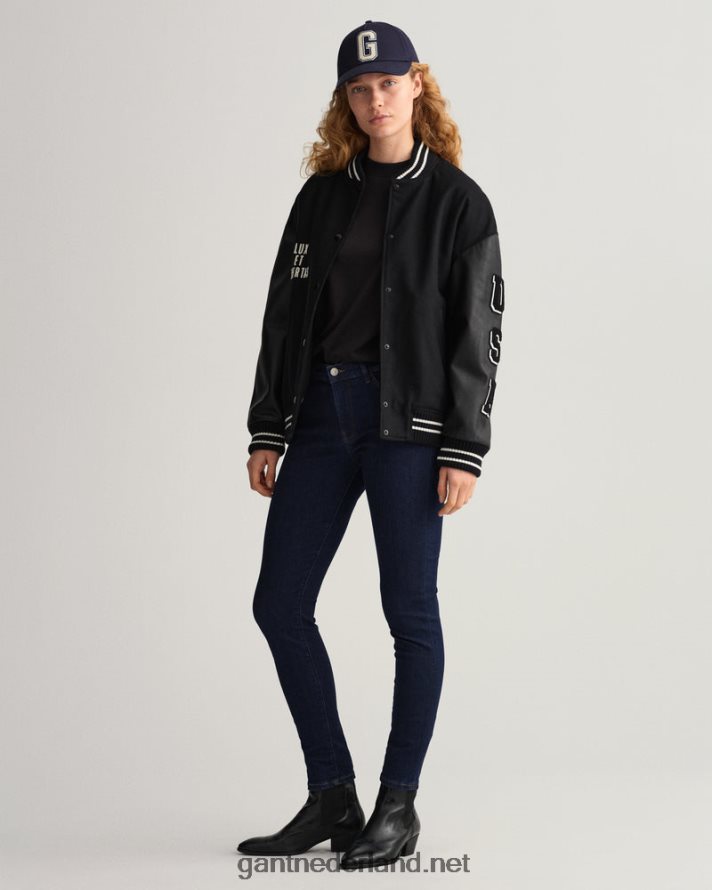 GANT vrouwen donkerblauw nella skinny indigo reisjeans R48460747
