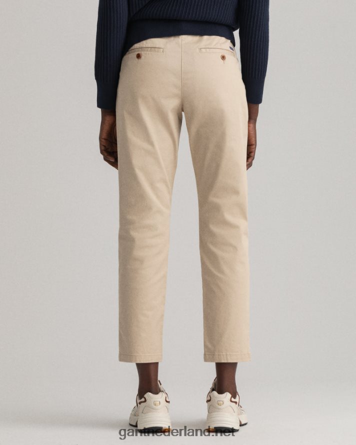 GANT vrouwen droog zand klassieke slim-fit chino van fryda R48460745
