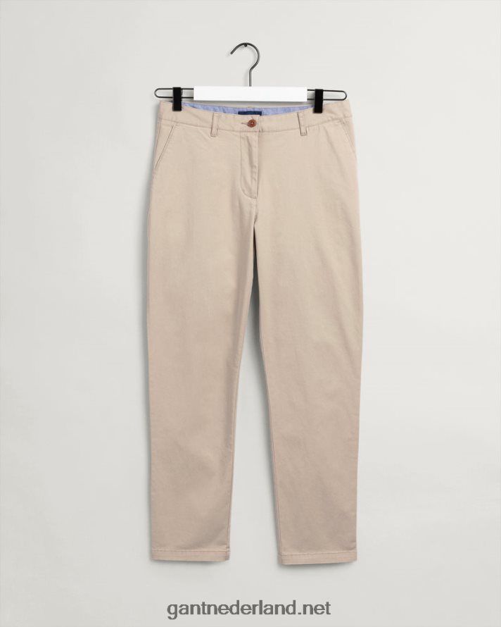 GANT vrouwen droog zand klassieke slim-fit chino van fryda R48460745