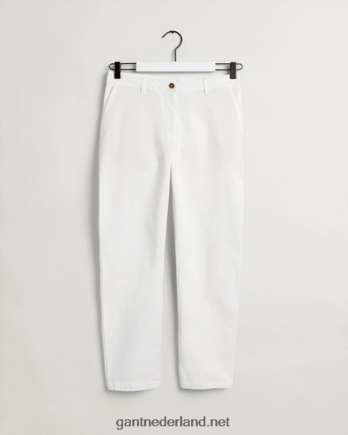 GANT vrouwen eierschaal klassieke slim-fit chino van fryda R48460746