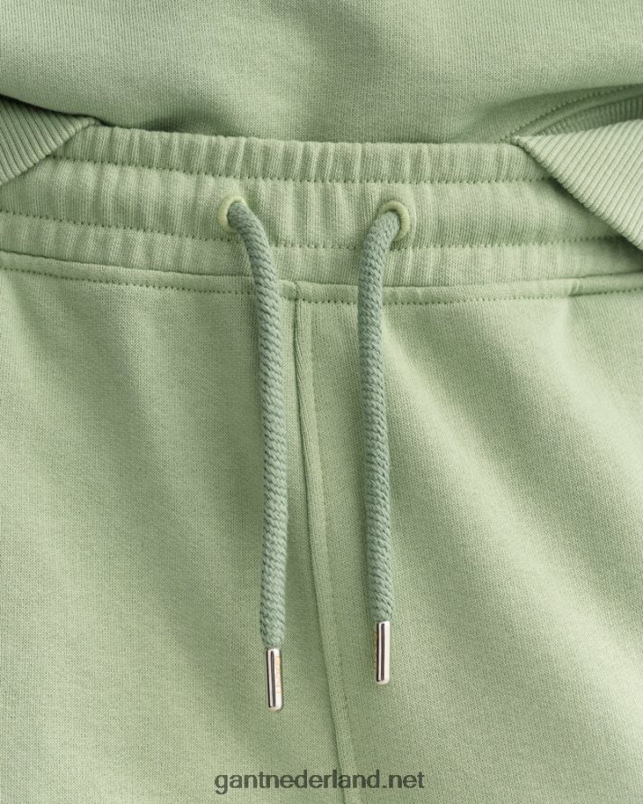 GANT vrouwen eucalyptus groen relaxte fit icon g essential joggingbroek R48460714