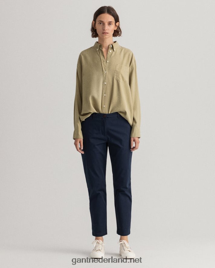 GANT vrouwen marinier klassieke slim-fit chino van fryda R48460748