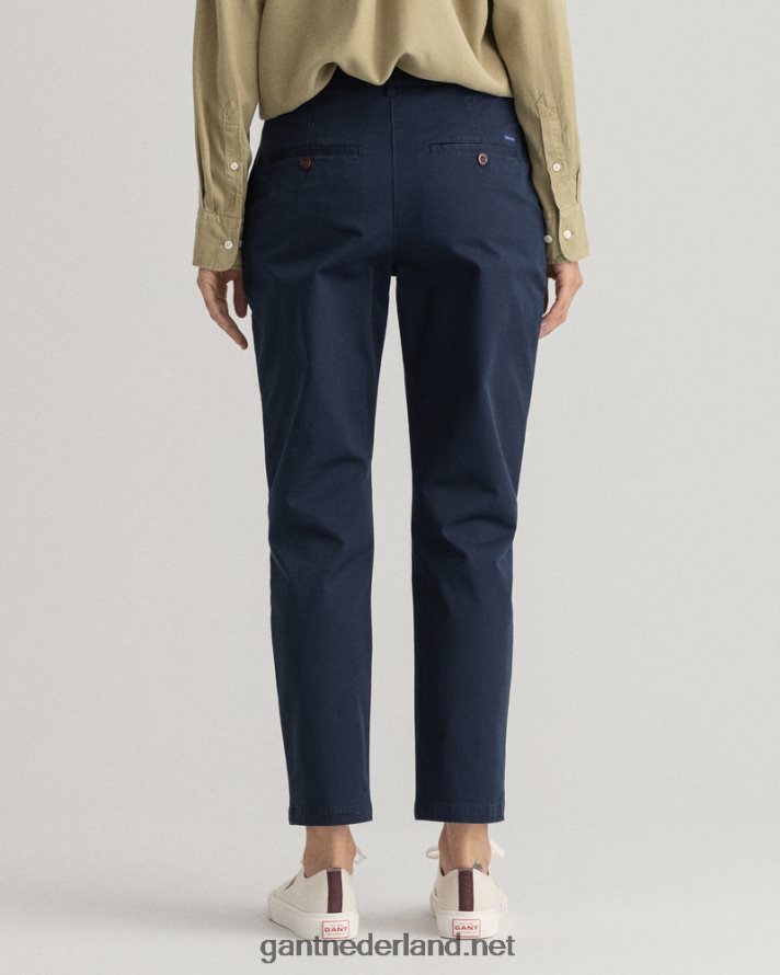 GANT vrouwen marinier klassieke slim-fit chino van fryda R48460748