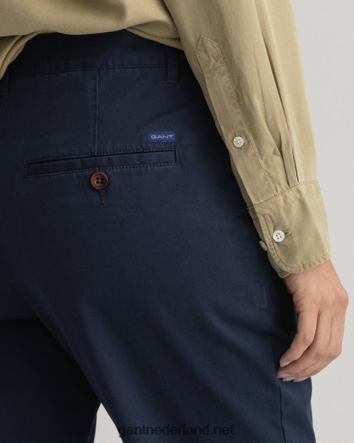 GANT vrouwen marinier klassieke slim-fit chino van fryda R48460748