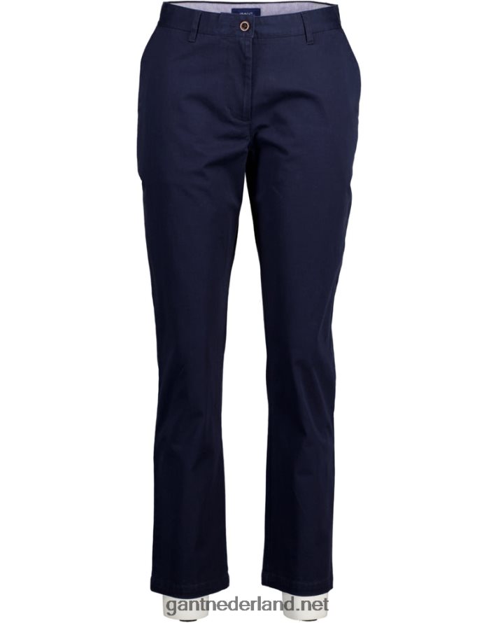 GANT vrouwen marinier klassieke slim-fit chino van fryda R48460748