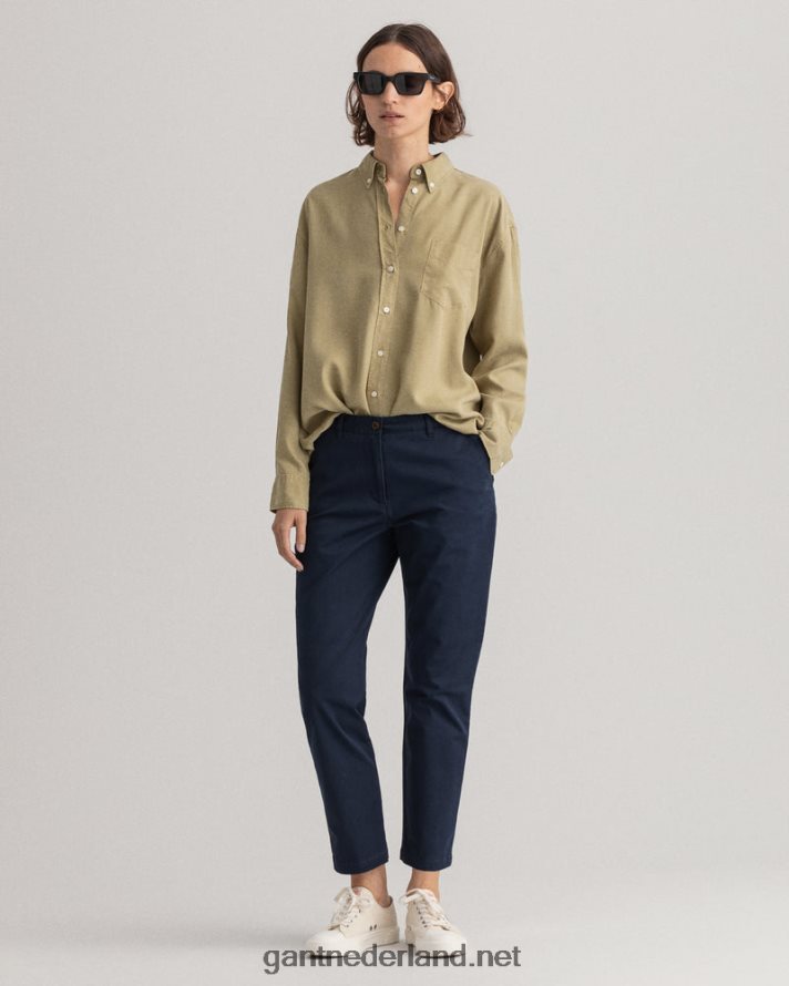 GANT vrouwen marinier klassieke slim-fit chino van fryda R48460748