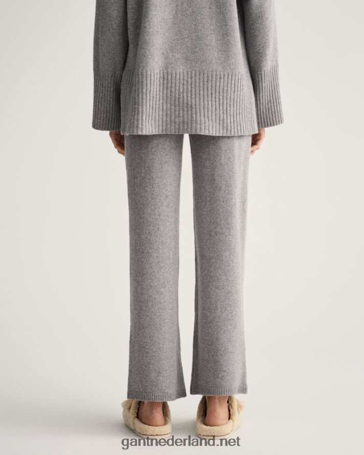 GANT vrouwen grijs gemêleerd lounge broek R48460678