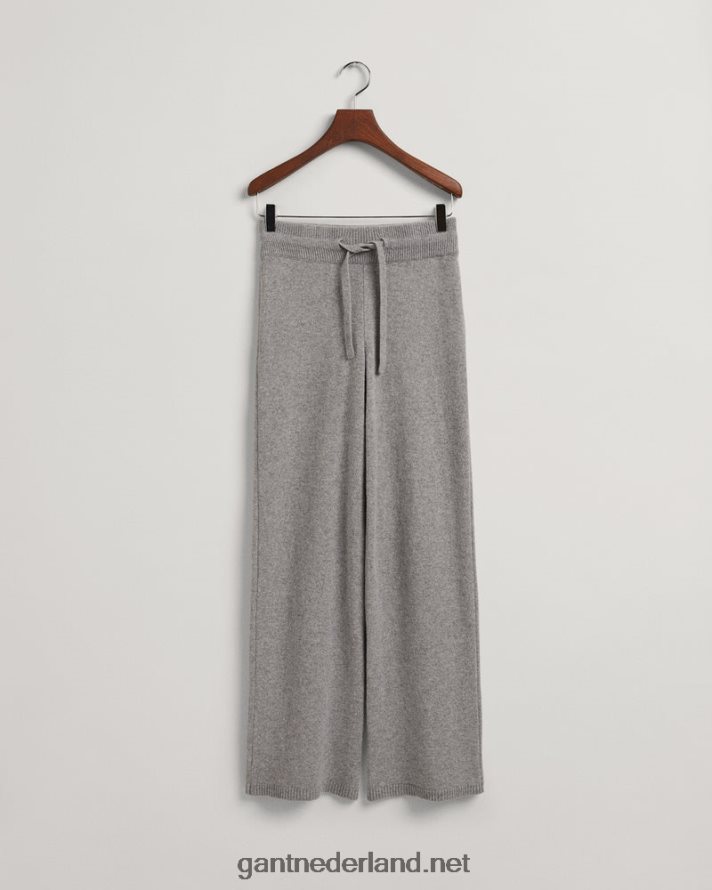 GANT vrouwen grijs gemêleerd lounge broek R48460678
