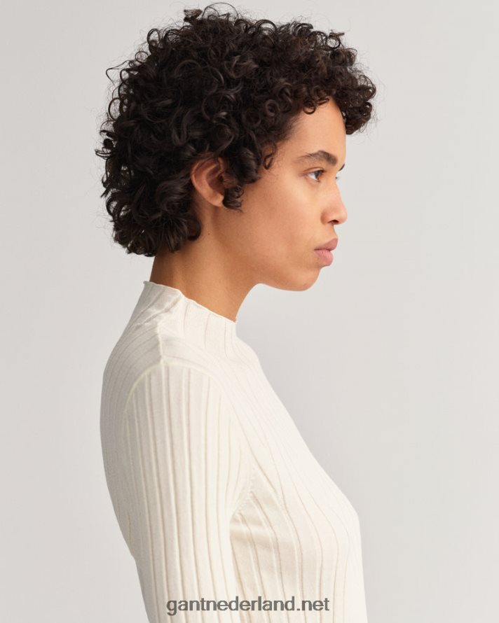 GANT vrouwen room geribbelde gebreide top R48460671