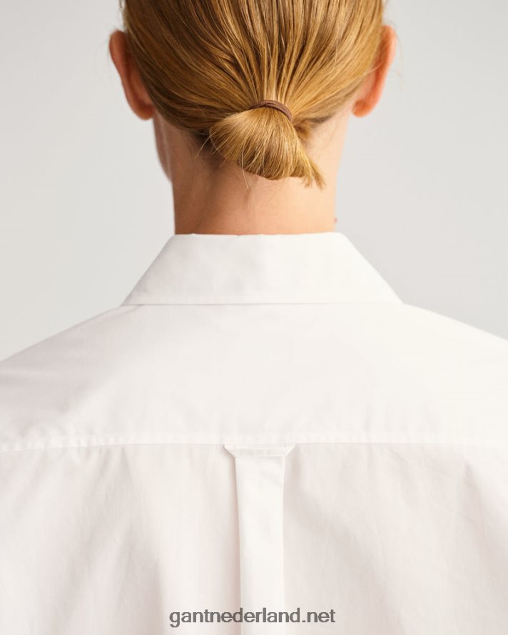 GANT vrouwen wit oversized overhemd R48460598