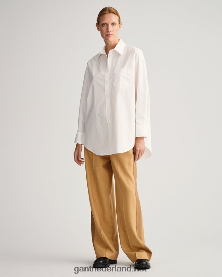 GANT vrouwen wit oversized overhemd R48460598