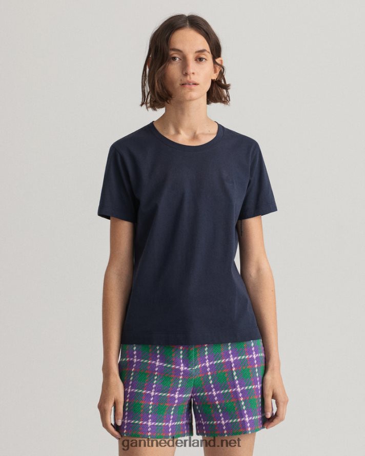 GANT vrouwen avond blauw origineel t-shirt R48460610