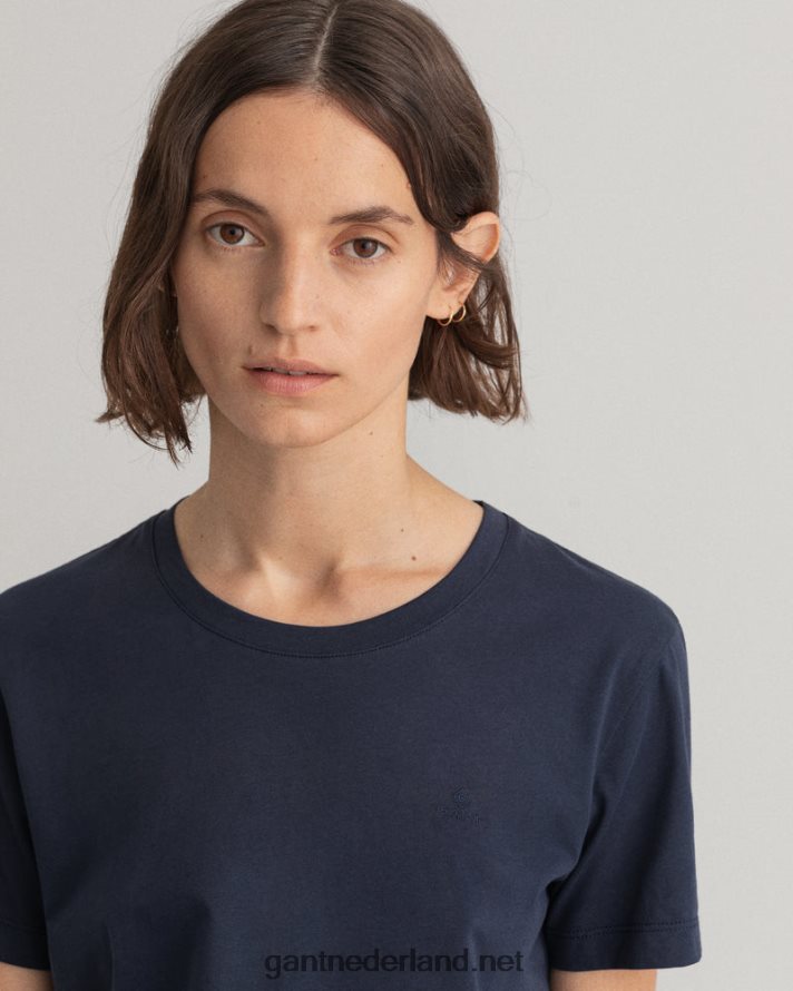 GANT vrouwen avond blauw origineel t-shirt R48460610