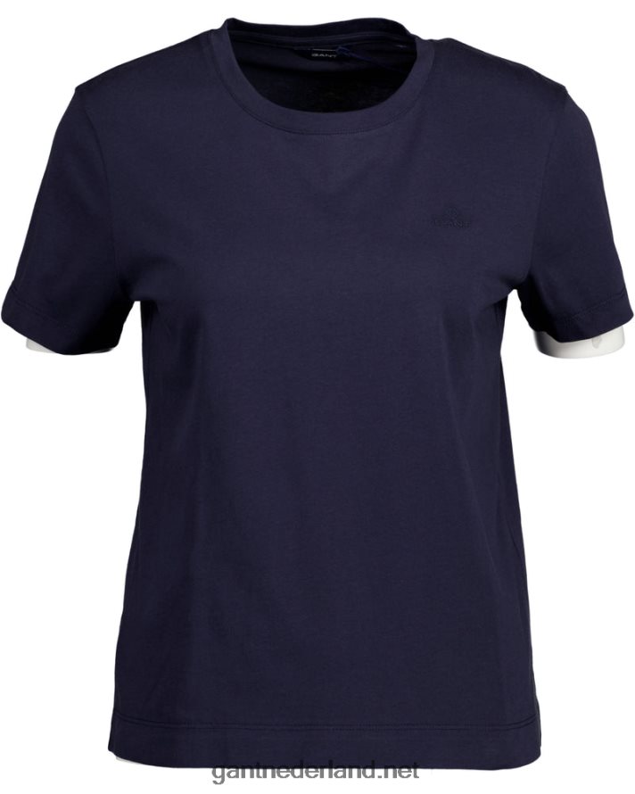 GANT vrouwen avond blauw origineel t-shirt R48460610