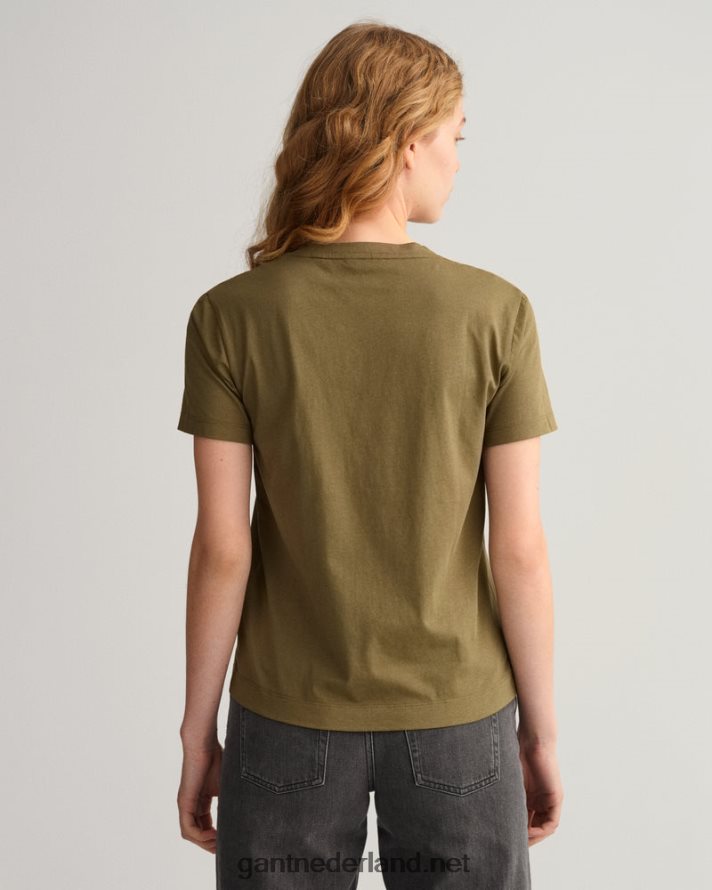 GANT vrouwen jagersgroen origineel t-shirt R48460628