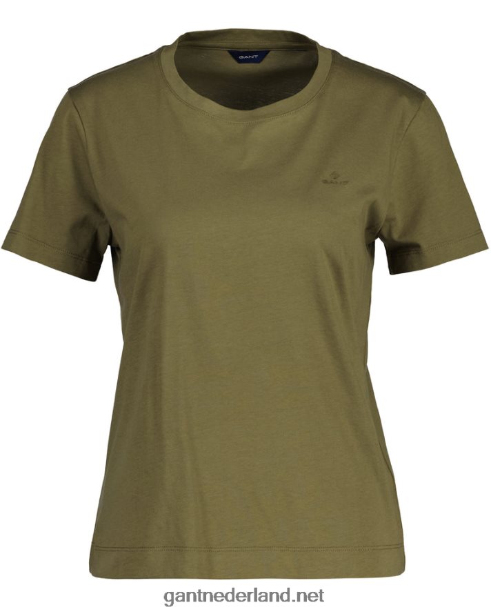 GANT vrouwen jagersgroen origineel t-shirt R48460628