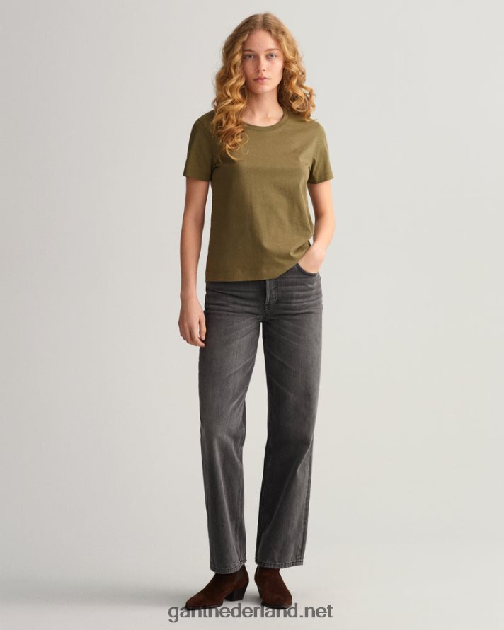 GANT vrouwen jagersgroen origineel t-shirt R48460628