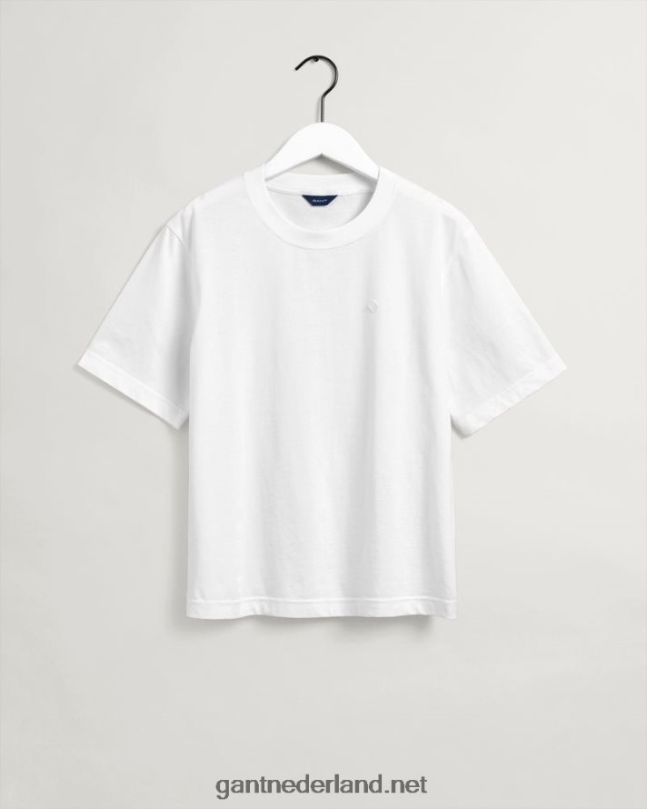 GANT vrouwen wit icon g essentieel t-shirt R48460601