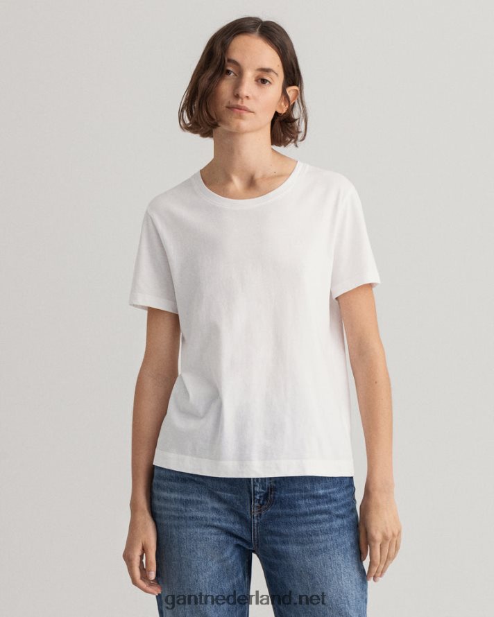 GANT vrouwen wit origineel t-shirt R48460617