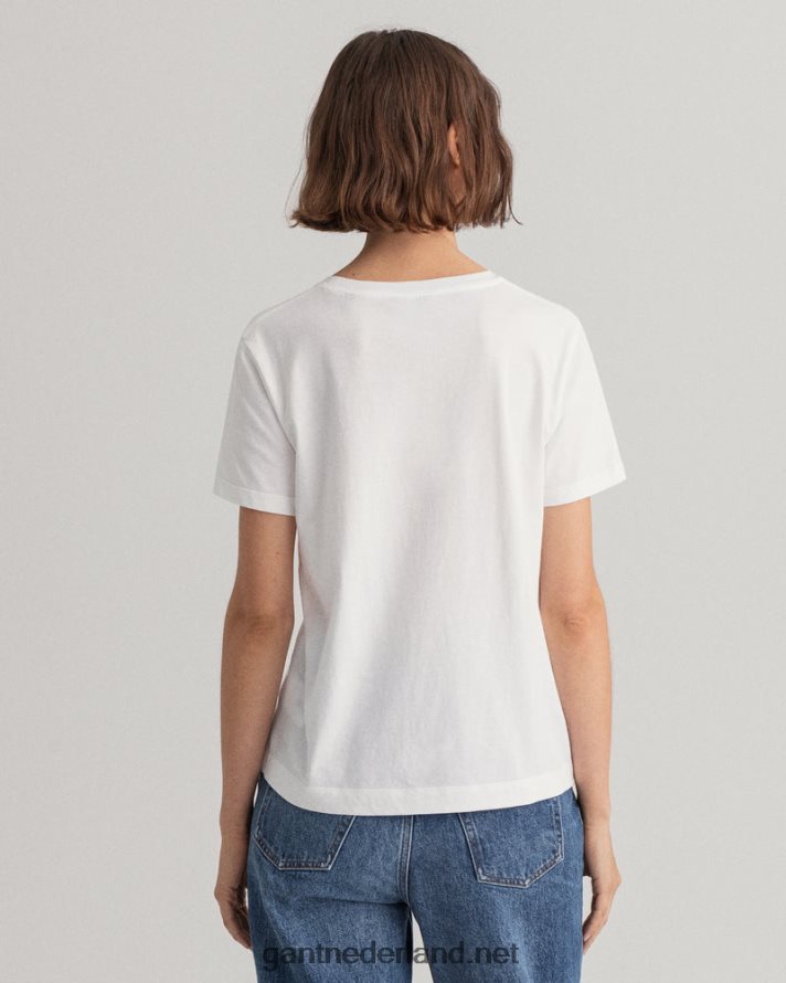 GANT vrouwen wit origineel t-shirt R48460617