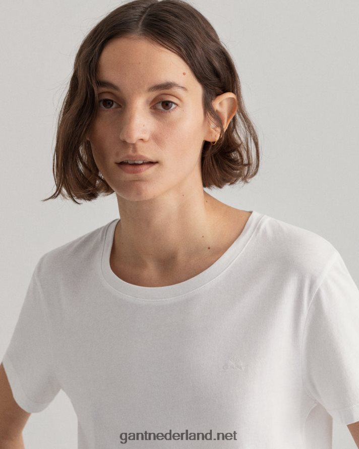 GANT vrouwen wit origineel t-shirt R48460617