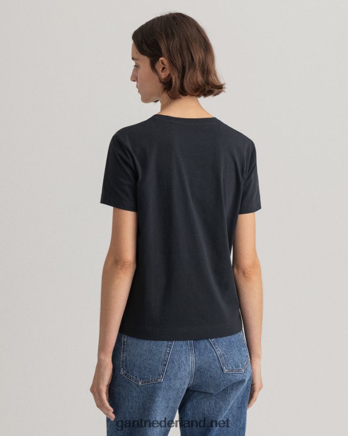 GANT vrouwen zwart origineel t-shirt R48460616
