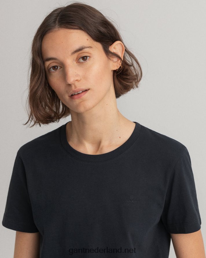 GANT vrouwen zwart origineel t-shirt R48460616