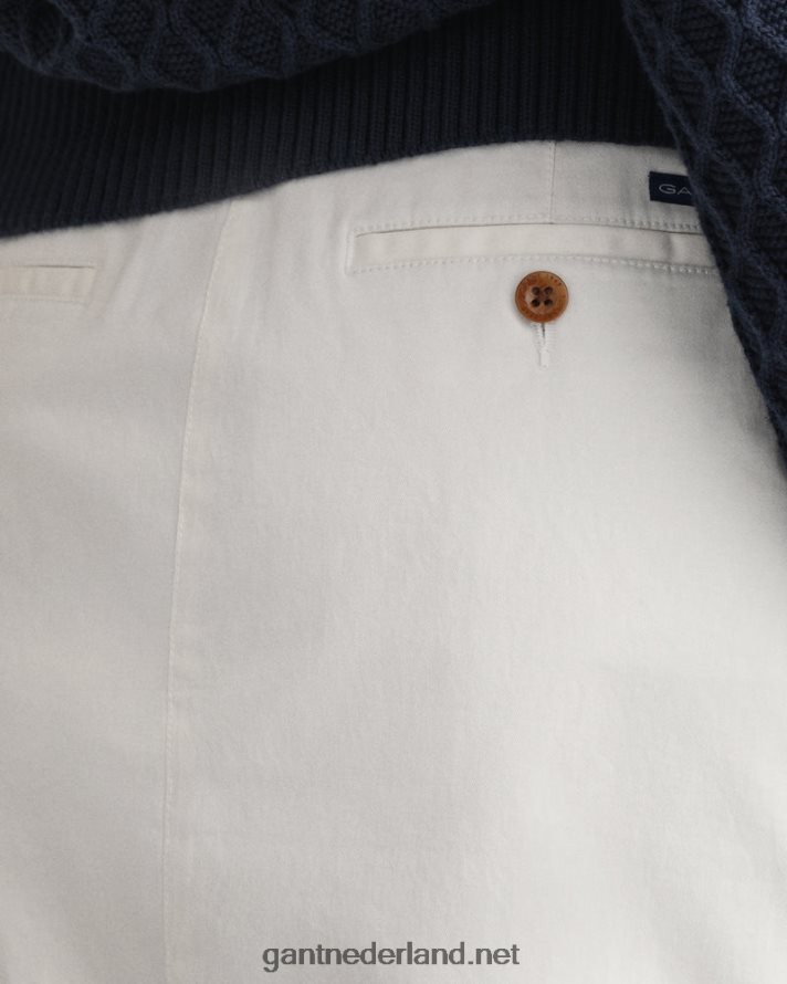 GANT vrouwen eierschaal slim fit klassieke chino rok R48460650